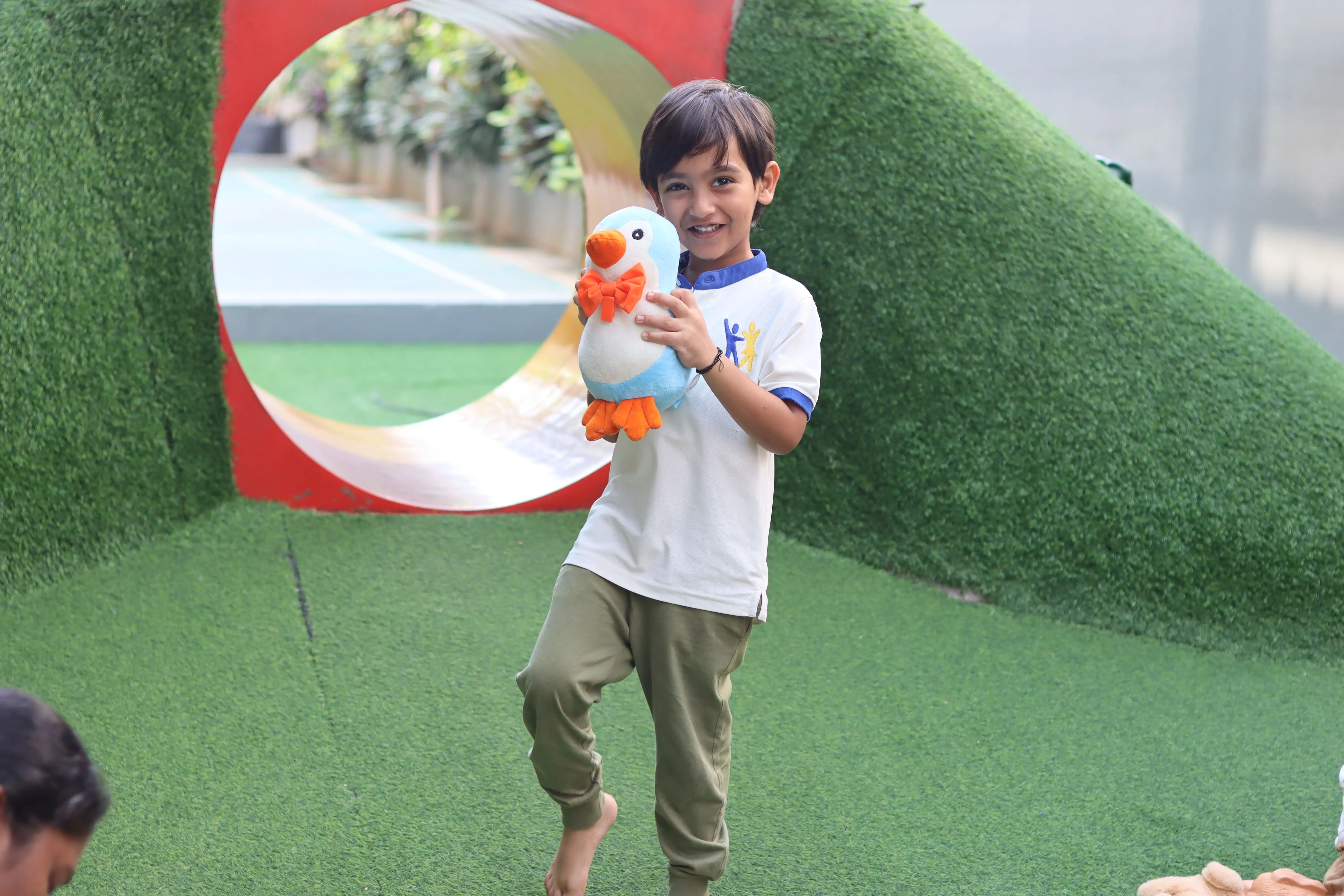 teacher with student